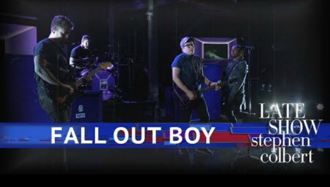 Watch Fall Out Boy perform ‘Hold Me Tight or Don’t’ on ‘Late Show’