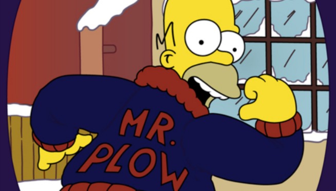 SNOW DAY SIMPSONS: Remember Mr. Plow