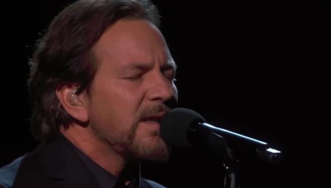 Pearl Jam’s Eddie Vedder performs a touching song from ‘A Star is Born’