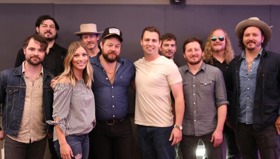 Nathaniel Rateliff And The Night Sweats in studio