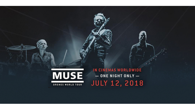 Muse and their drones invade theaters on Thursday!