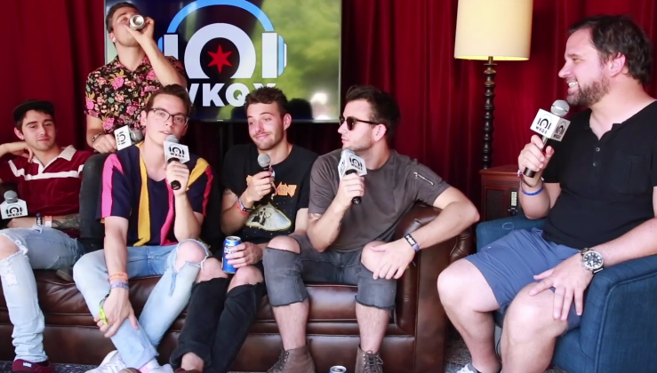 Lollapalooza: Wrecks talk about recording at grandma’s house, touring (backstage interview with Brian)