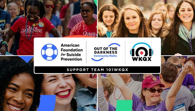 Join Team 101WKQX at the Out Of The Darkness Chicagoland Walk