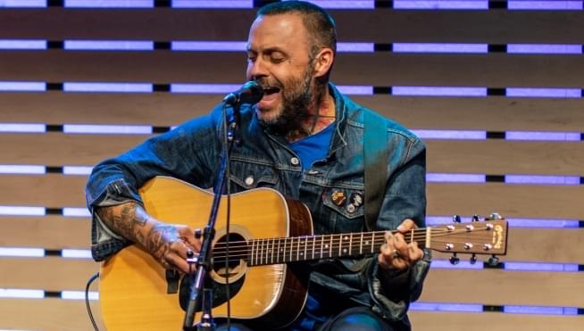 Justin from Blue October chat and acoustic performance