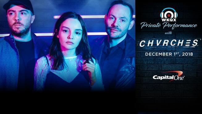 101WKQX: Watch CHVRCHES in an exclusive Private Performance