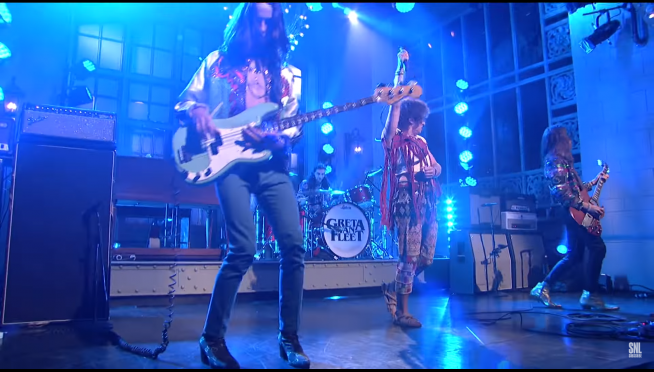 We DVR’d Greta Van Fleet on last night’s SNL for you.