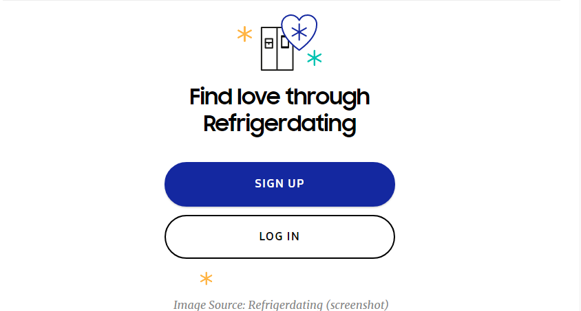 Samsung is trying to turn your refrigerator into a dating app, Refrigerdating.