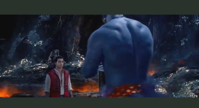 New Aladdin trailer has Will Smith looking a little blue.