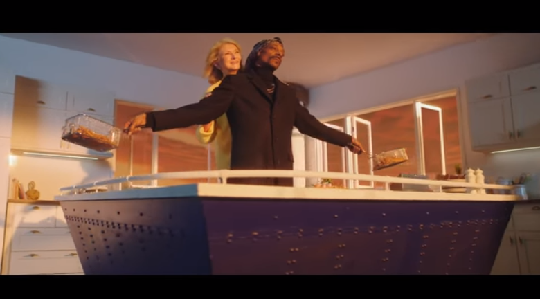 Martha Stewart and Snoop Dogg spoof Titanic