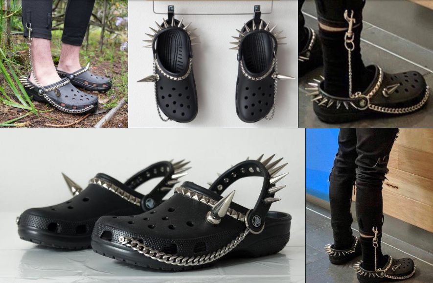 2019’s must have accessory: Goth Crocs