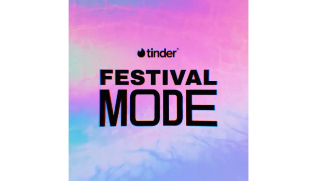 Tinder helping you hook up at festivals.