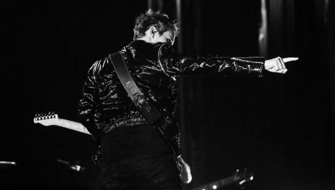 See Muse rock 72,000 people through the eyes of Matt Bellamy.