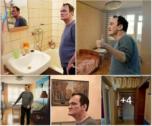 Russian man uses Quentin Tarantino to up-sell his apartment