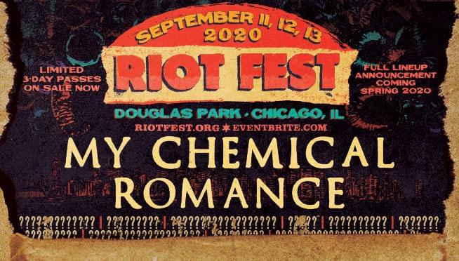 Watch My Chemical Romance’s easter egg filled Riot Fest announcement