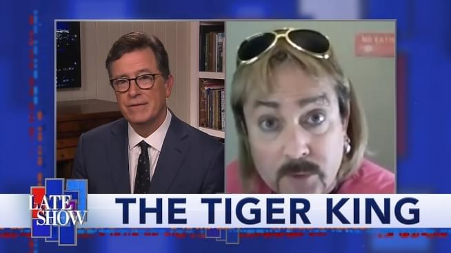 ‘Joe Exotic’ is ridiculous on ‘Late Show’