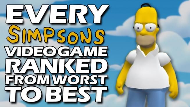 Best and worst of Simpsons video games