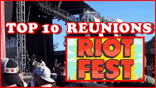 Top 10 Riot Fest reunions