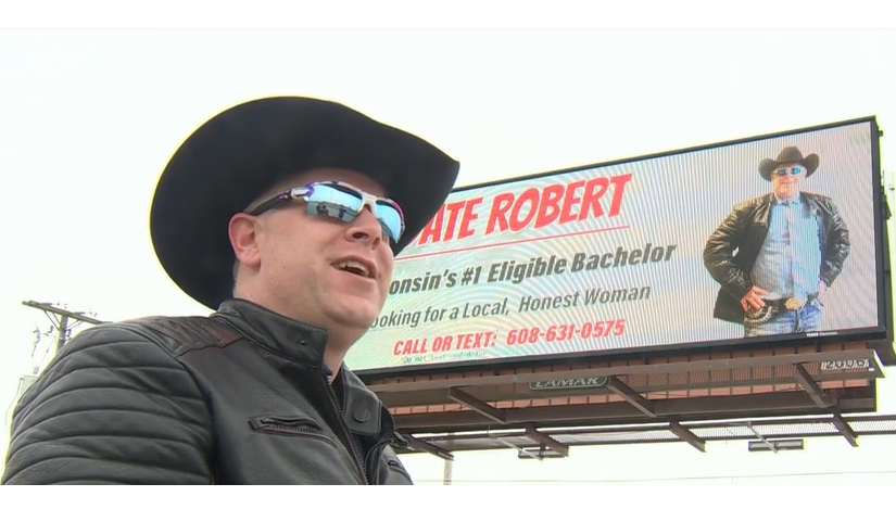 Man rents billboard to find a date
