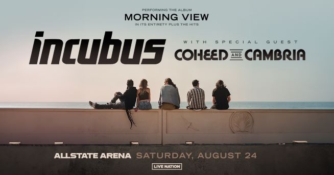 8/24/24 – Incubus with Coheed and Cambria