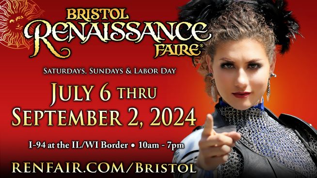7/13/24 – Join Brian and Kenzie as they Caravan up to the Bristol Renaissance Faire!