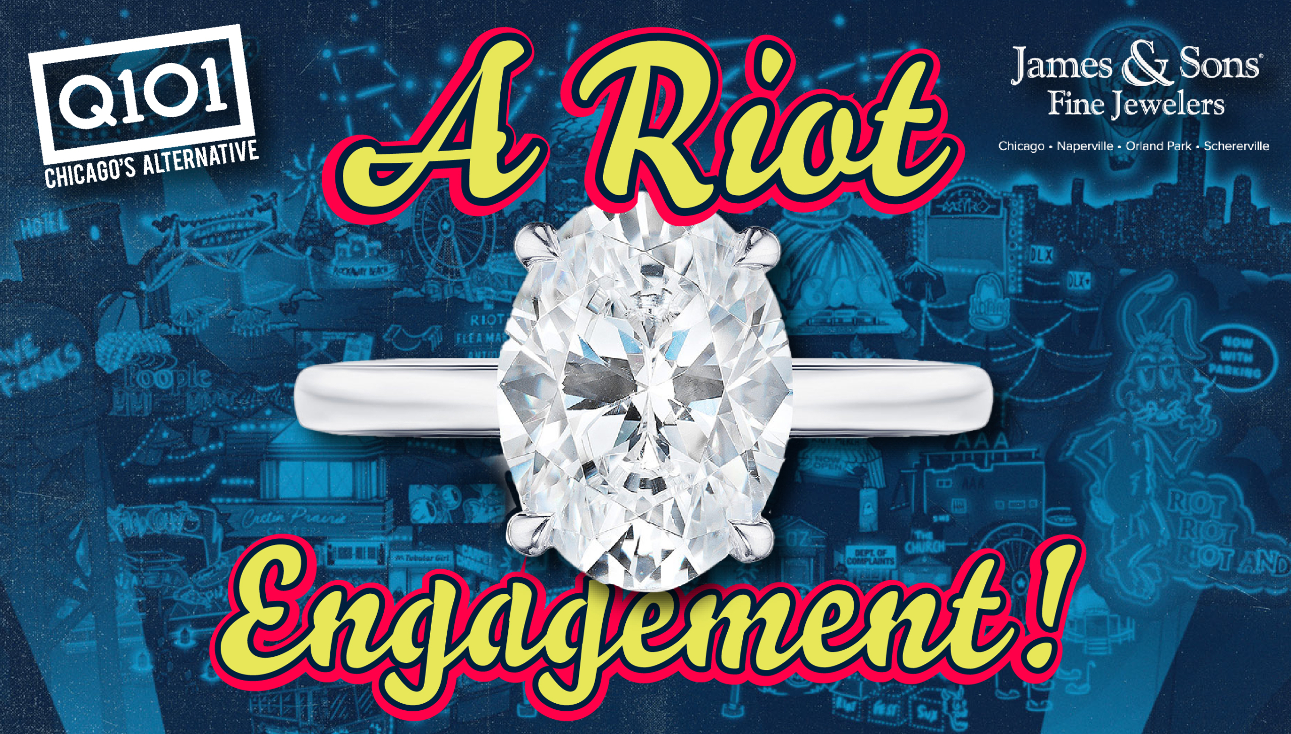 A Riot Engagement with James & Sons Fine Jewelers