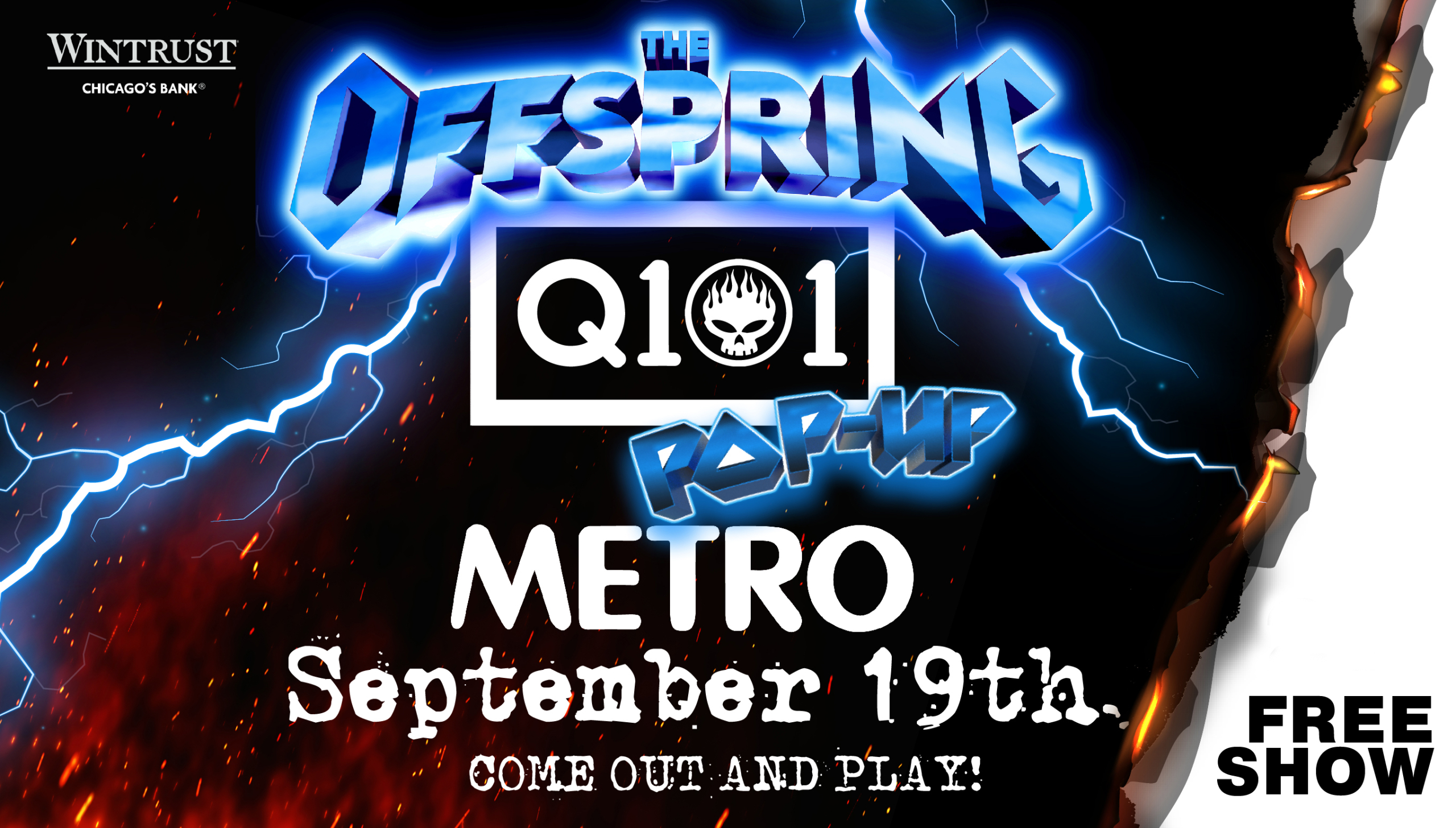 9/19/24 – Join Q101 at Almost Home Tavern & Grill for your last chance to win OFFSPRING Pop-Up Tickets!