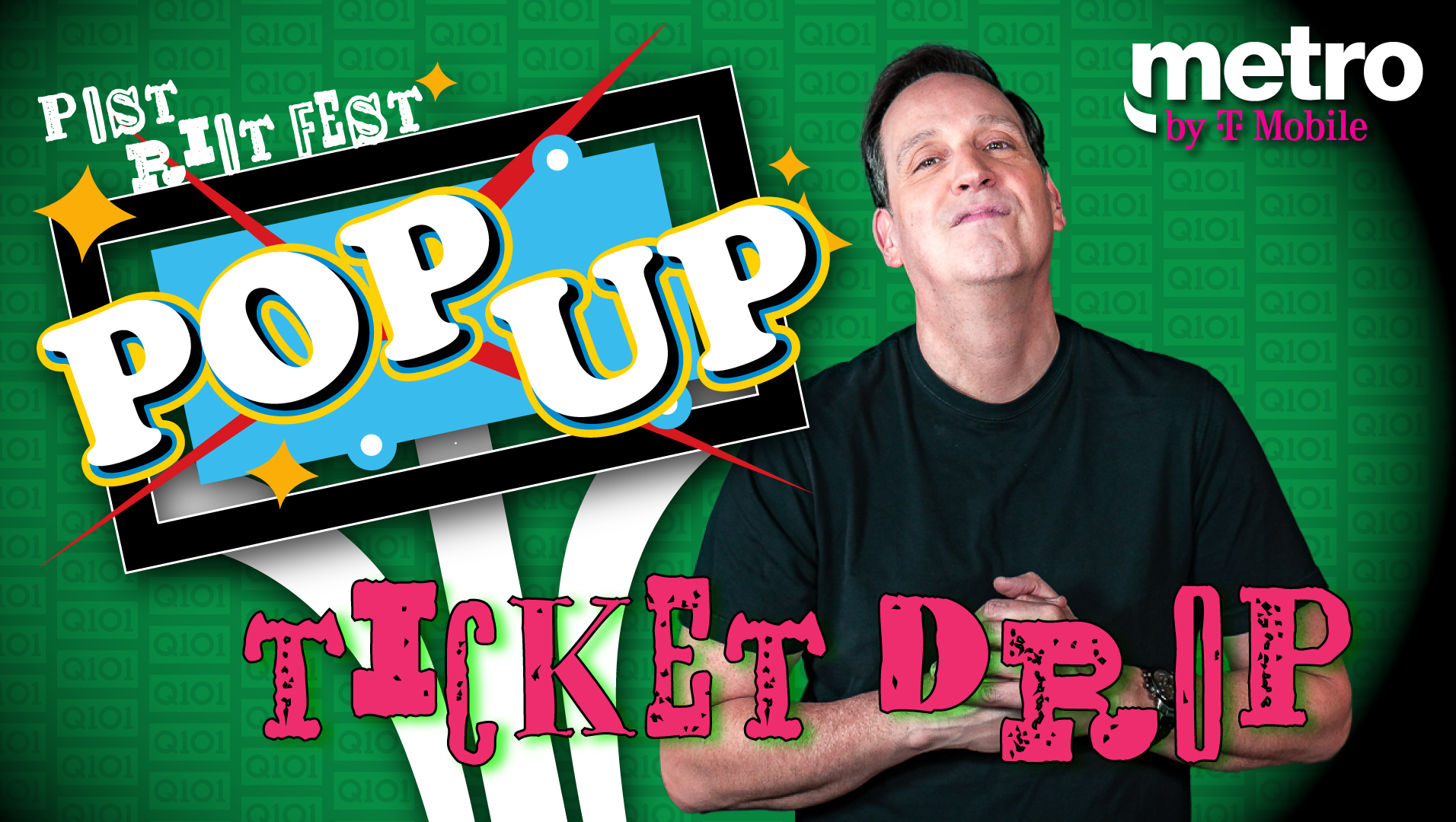 9/13/25  Join Brian Haddad at Metro by T-Mobile for your shot at guaranteed entry tickets to The Post Riot Fest Pop- Up show