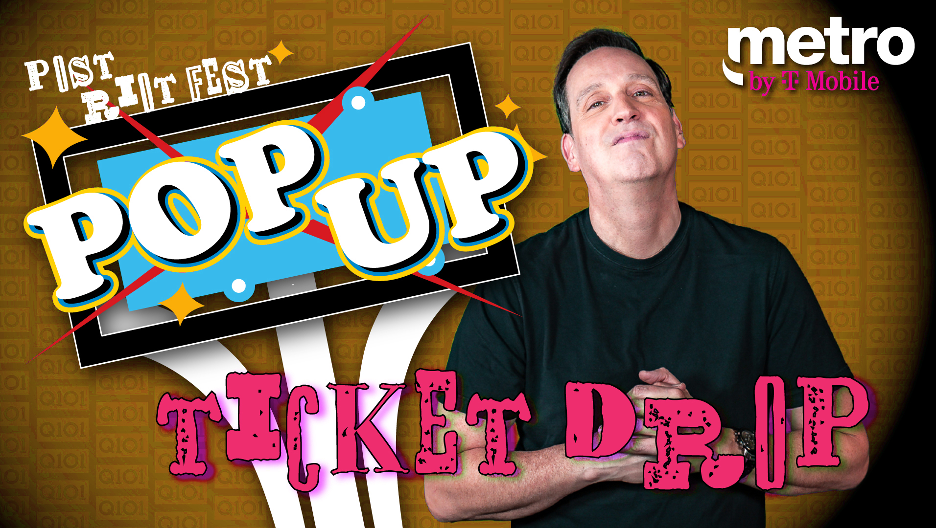 9/13/25  Join Brian Haddad at Metro by T-Mobile for your shot at guaranteed entry tickets to The Post Riot Fest Pop- Up show