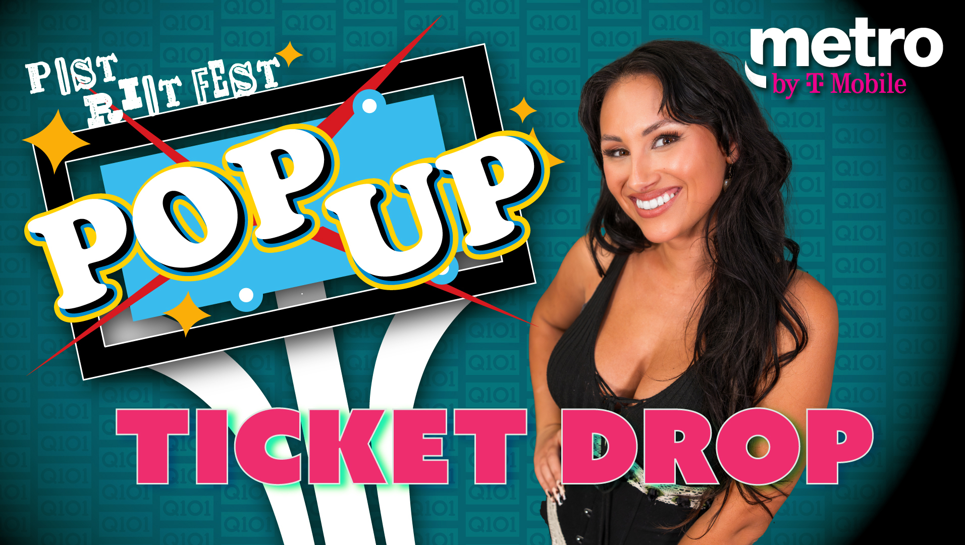 9/20/25 Join Kenzie at Metro by T-Mobile for your shot at guaranteed entry tickets to The Post Riot Fest Pop- Up show