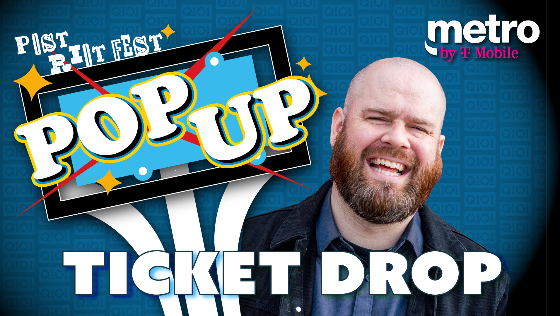 9/19/25  Join Kevin at Metro by T-Mobile for your shot at guaranteed entry tickets to The Post Riot Fest Pop- Up show