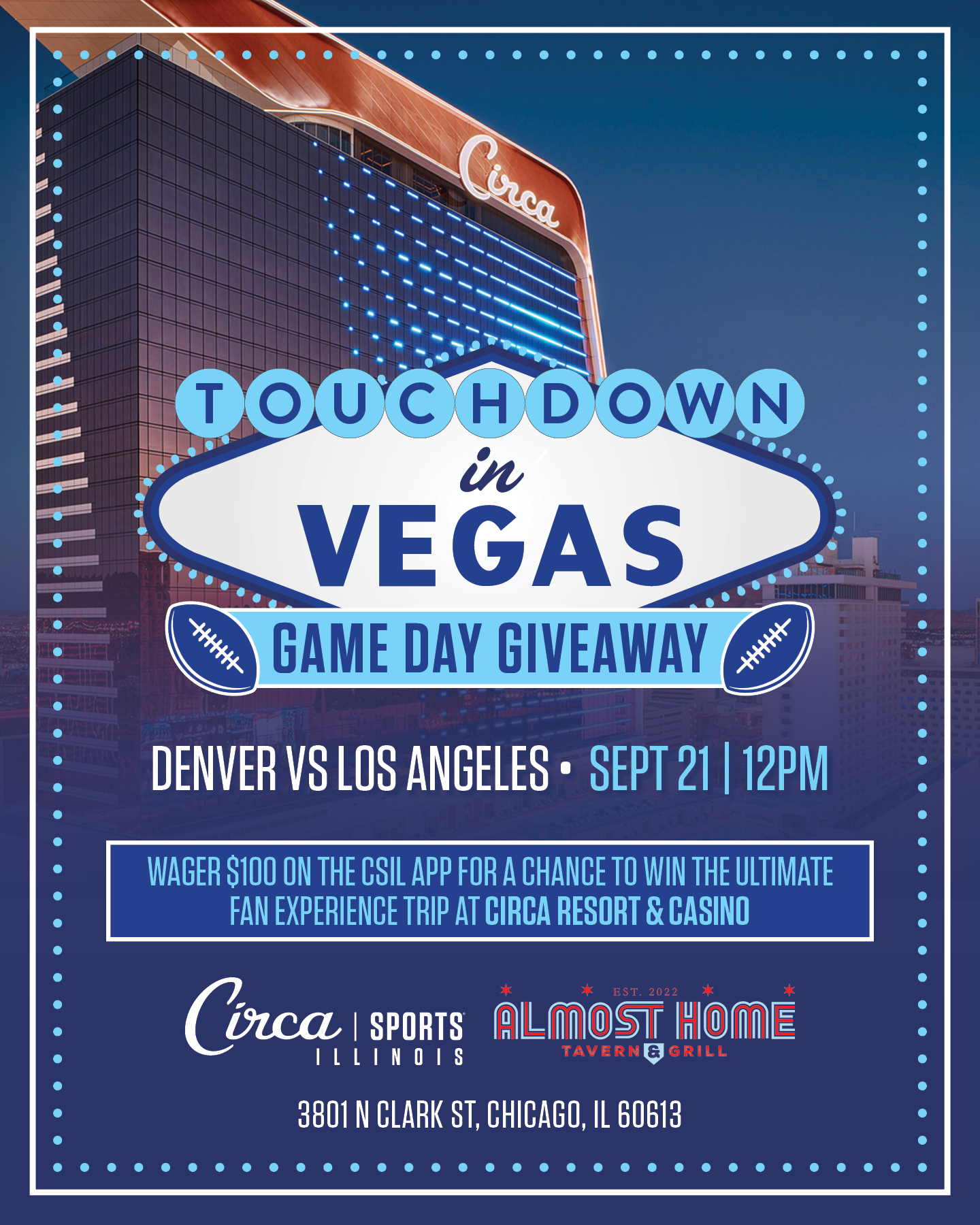 Sunday Football & A Vegas Giveaway