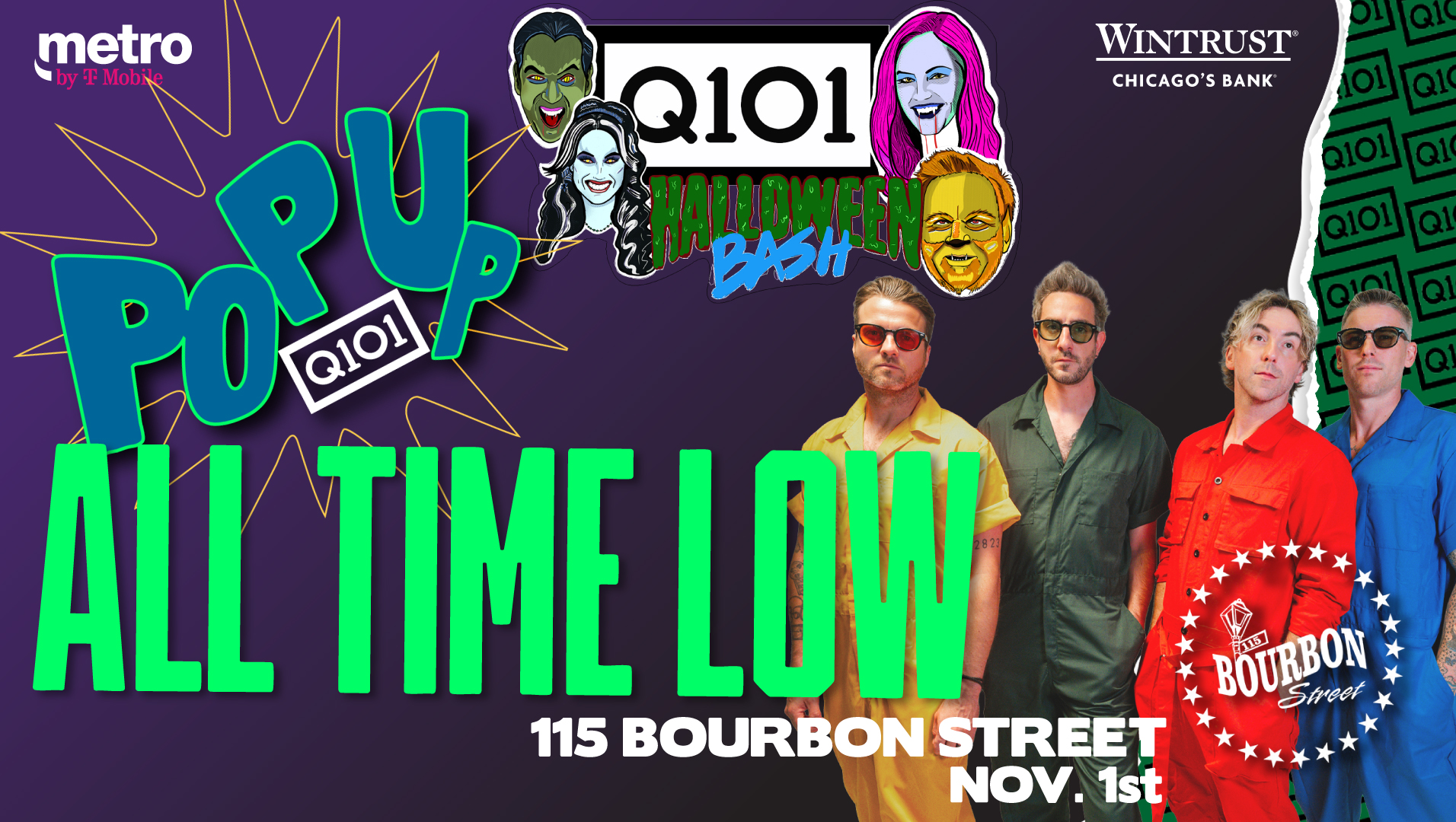 11/1/25 – Pop Up with ALL TIME LOW