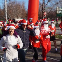 Santa Hustle 5k at Soldier Field