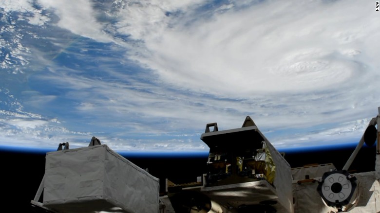 Pilots flew straight into Hurricane Harvey and caught this incredible first-hand footage