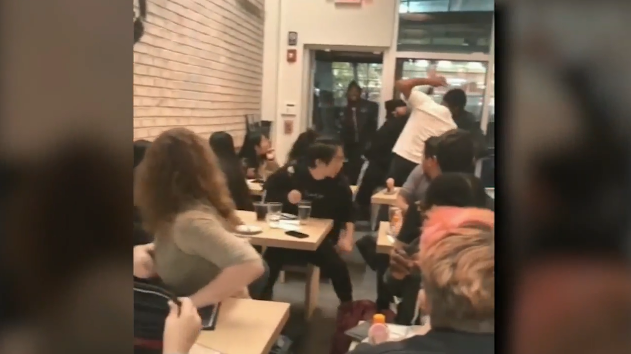 Is this the sickest prank ever? Philly restaurant filling with terror after stabbing prank.