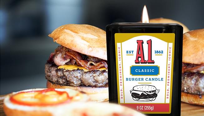 A.1. launches line of meat-scented candles
