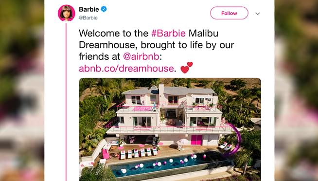 You can ACTUALLY stay in Barbie’s Malibu Dream House on Airbnb