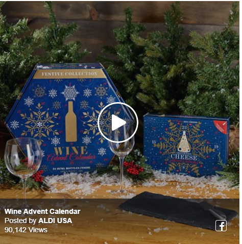 The Aldi Wine Advent Calendar is out this morning!!