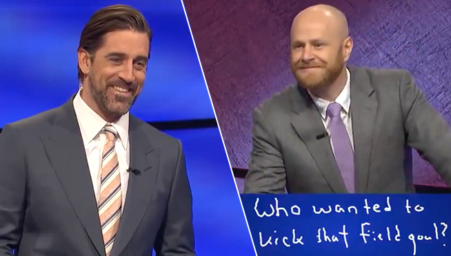 Aaron Rodgers hosted first night of ‘Jeopardy’ and a contestant teased him in final Jeopardy