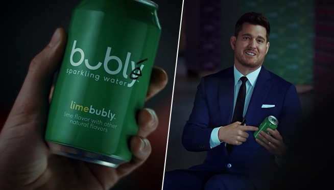Michael Buble unveils his own limited edition Bubly Flavor