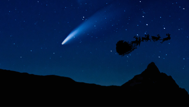 ‘Christmas Comet’ to fly through sky, won’t be back for 80,000 YEARS!!