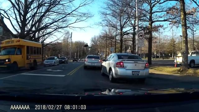 Instant karma for terrible driver