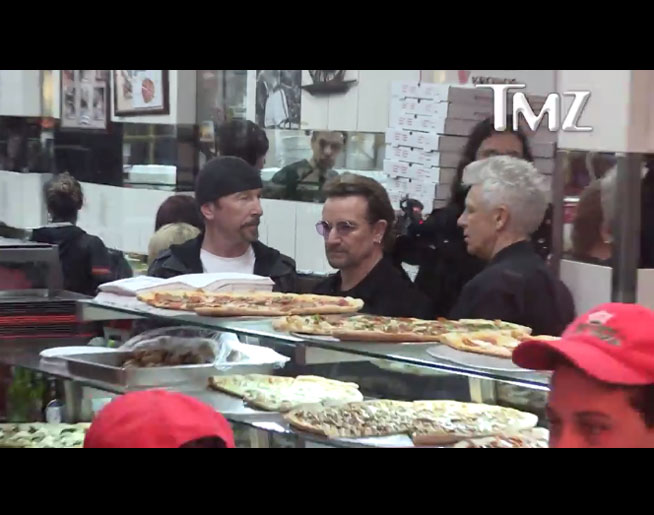 U2 Orders Pizza for Tonight Show starring Jimmy Fallon