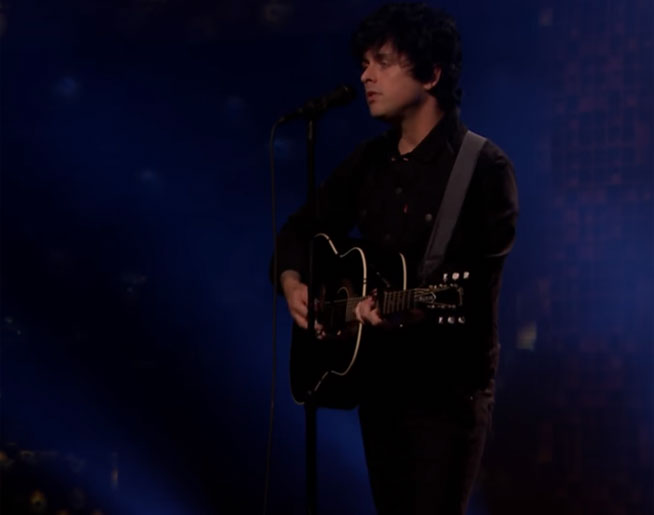 Billie Joe Armstrong Performs on The Tonight Show Starring Jimmy Fallon
