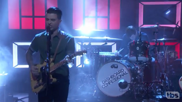 Dashboard Confessional Perform On Conan