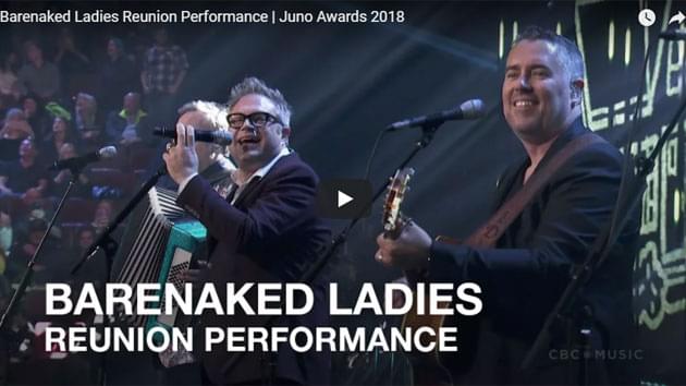 Barenaked Ladies Reunite at Juno Awards