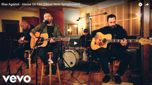 Rise Against Release Acoustic Version of “House On Fire”