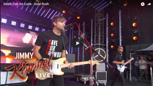 Death Cab for Cutie Perform on Jimmy Kimmel Live