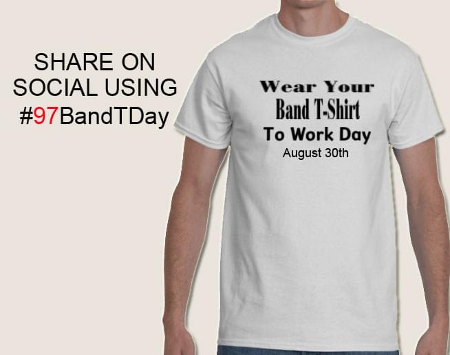 Winners Wear Your Band TShirt to Work Day WGRFFM