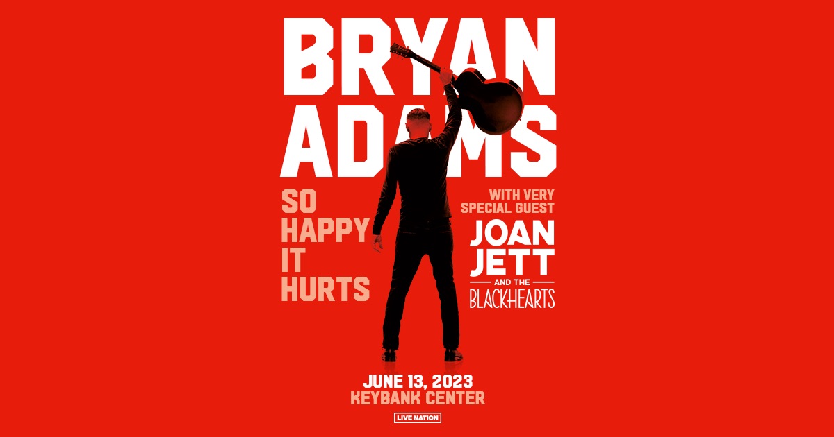 97 Rock Welcomes Bryan Adams & Joan Jett to Buffalo’s Key Bank Center June 13th